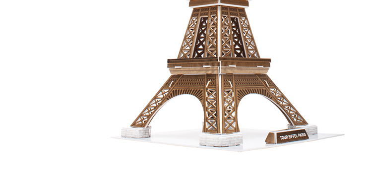 Cubicfun 3D Puzzle Eiffel Tower C044h Model Building Kits