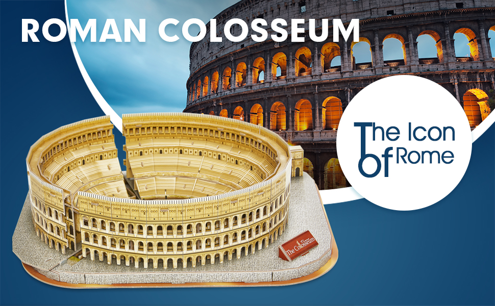 Cubicfun 3D Puzzle Rome Colosseum DS0976h Model Building Kits