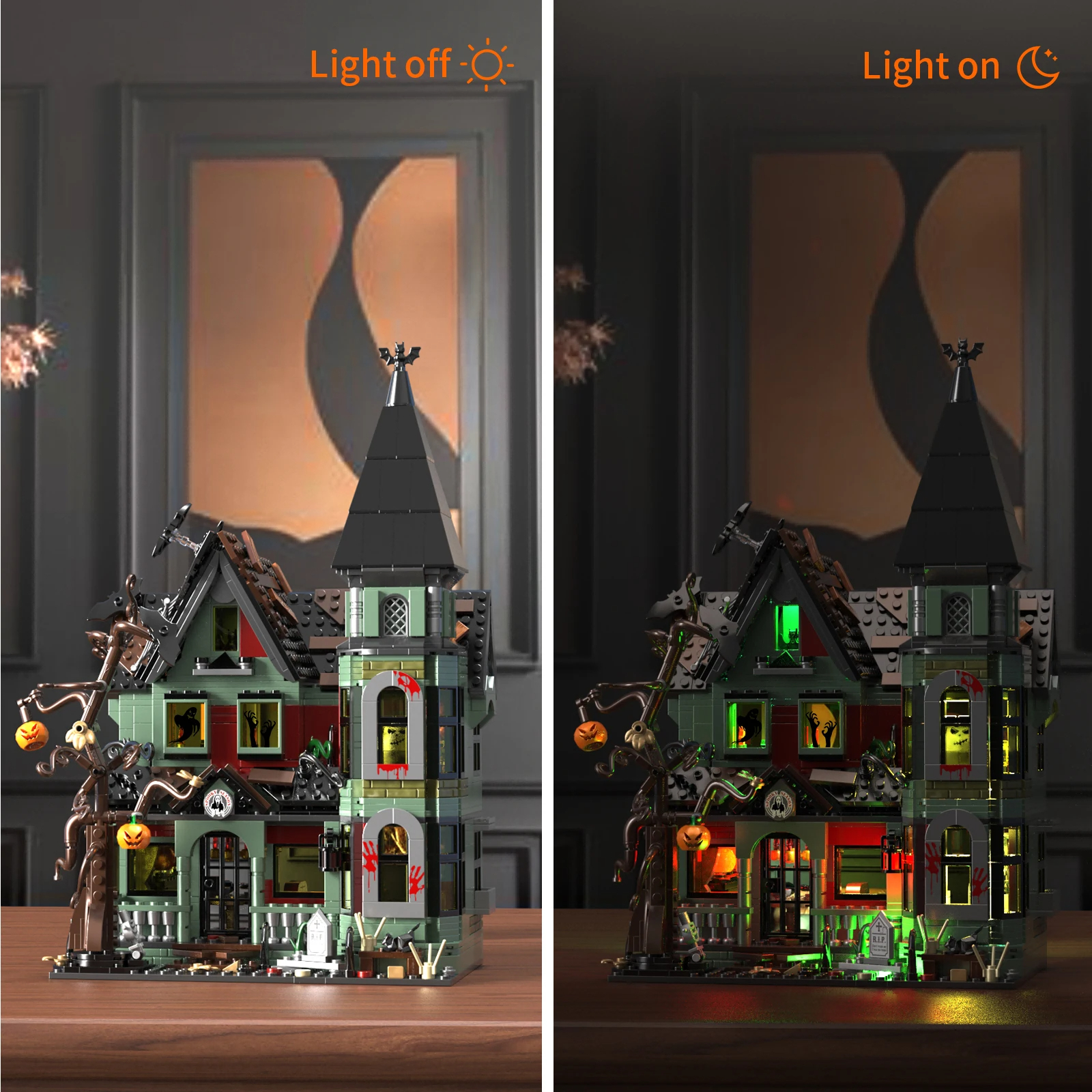Custom Haunted House Building Blocks Toy Set