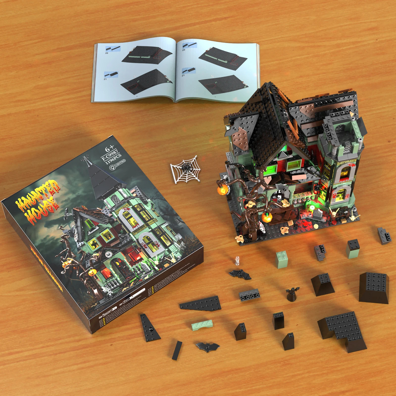 Custom Haunted House Building Blocks Toy Set
