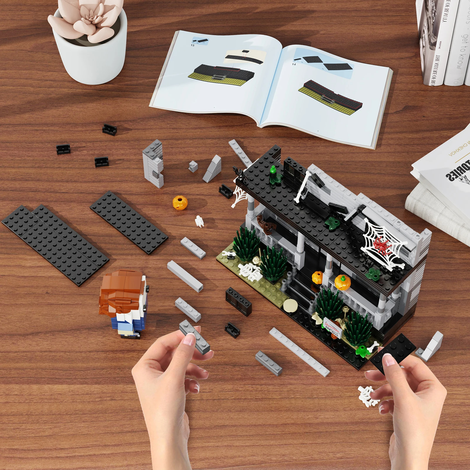 Custom Michael Myers House Building Blocks Toy Set