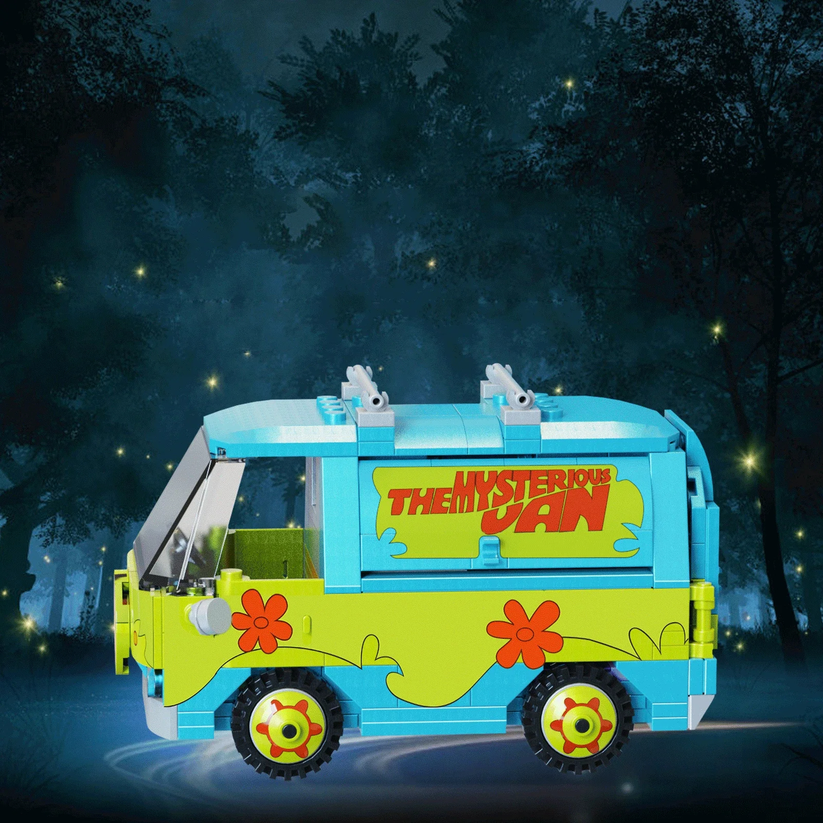 Benutzerdefiniertes Scooby-Doo Spielzeugauto-Baustein-Spielzeugset