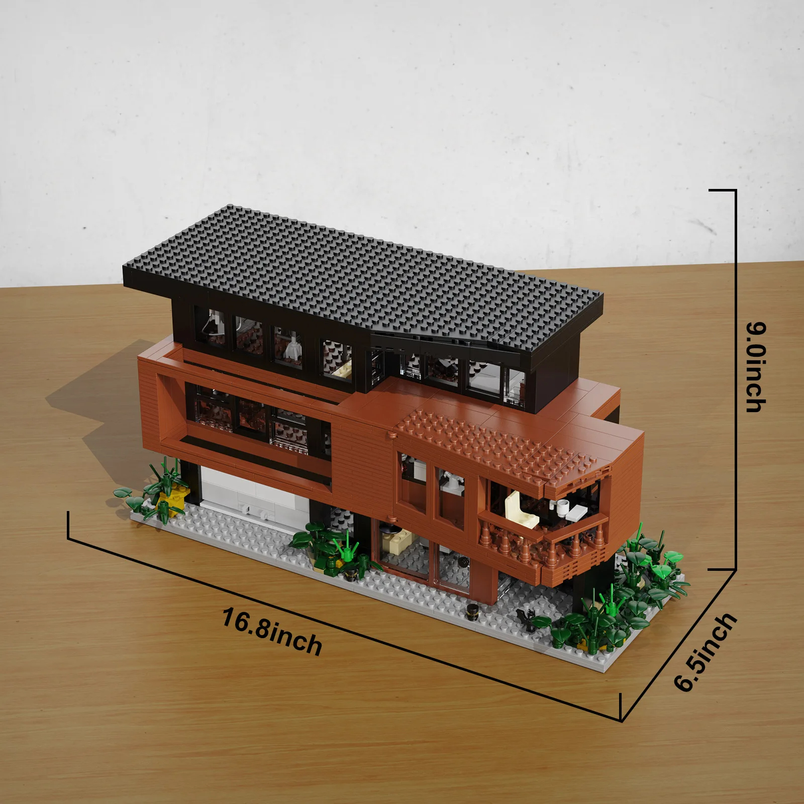 Custom Twilight Cullen House Building Blocks Toy Set