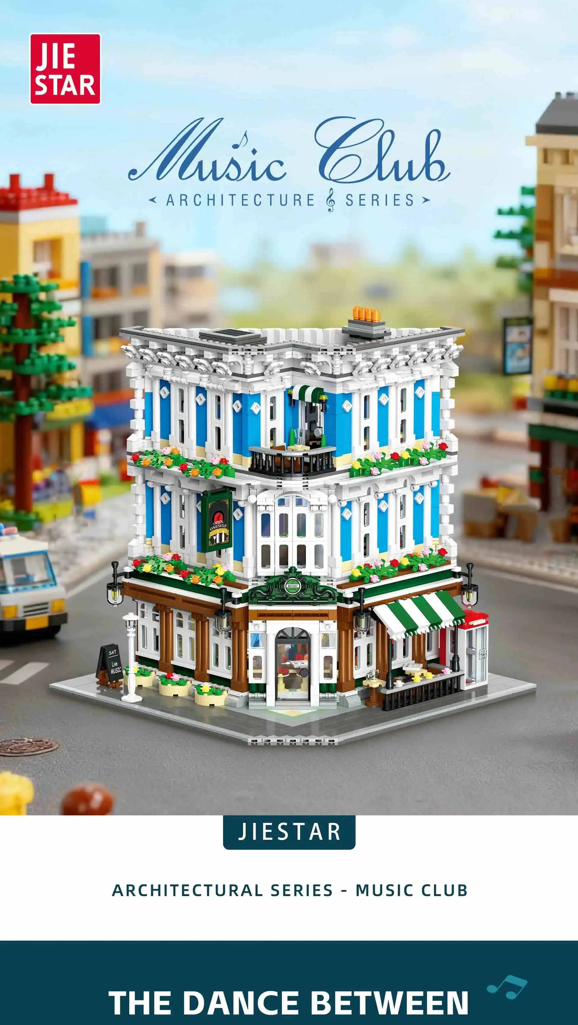 JIE STAR 57029 Music Club Building Blocks Toy Set