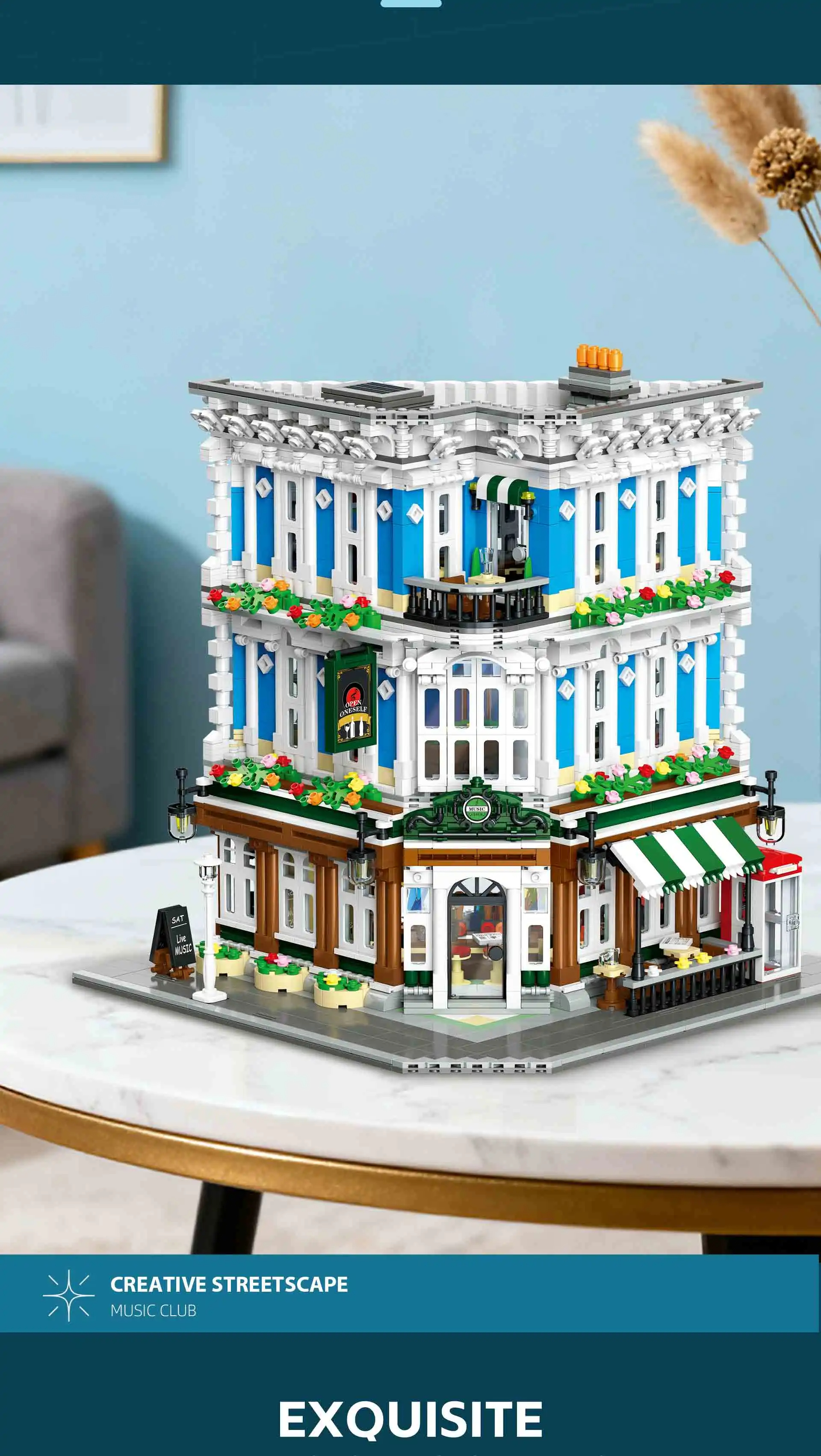 JIE STAR 57029 Music Club Building Blocks Toy Set