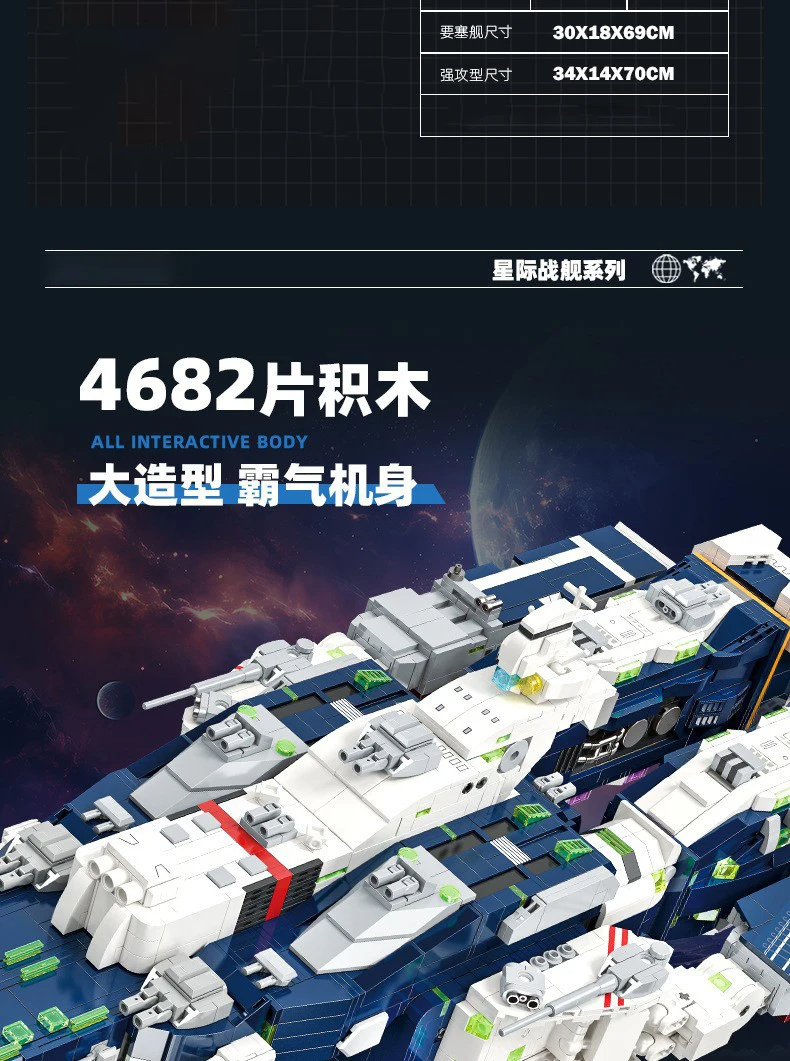 Jiestar 58144 Tron: Legacy: Macross SDF-1 - Juego de bloques de construcción