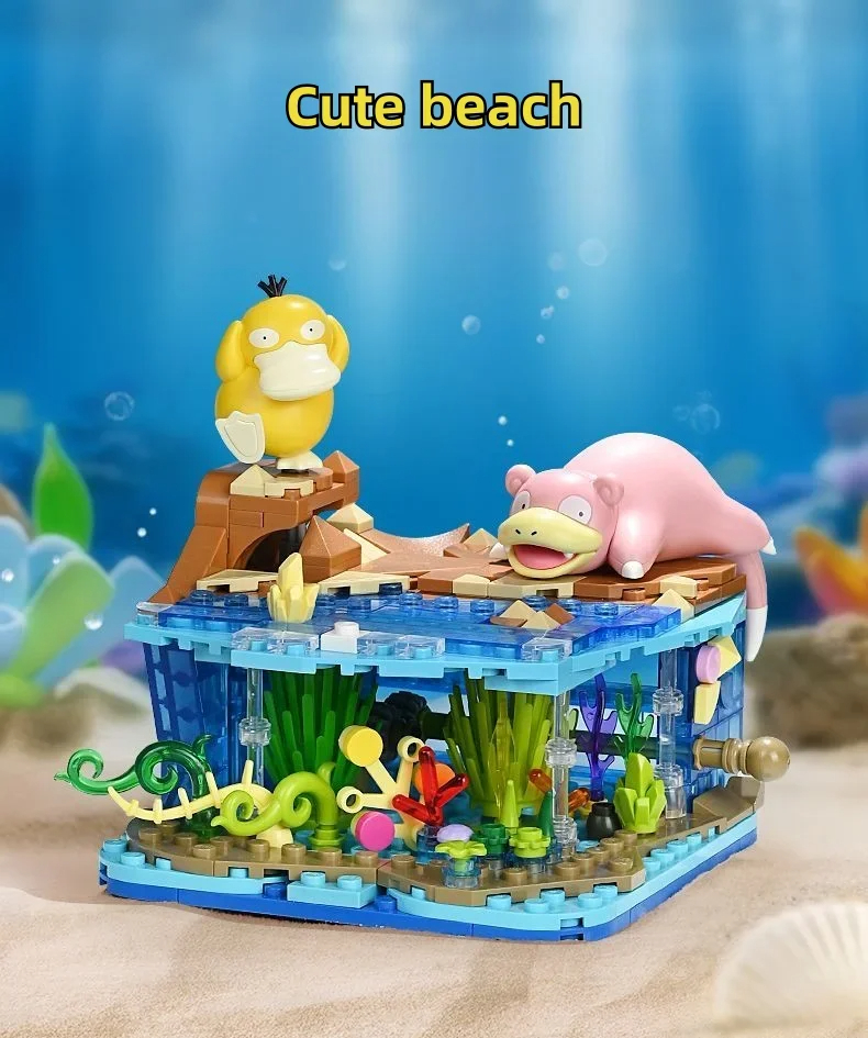 Keeppley K20246 Pokémon Companion: The Cute Beach Building Blocks Toy Set