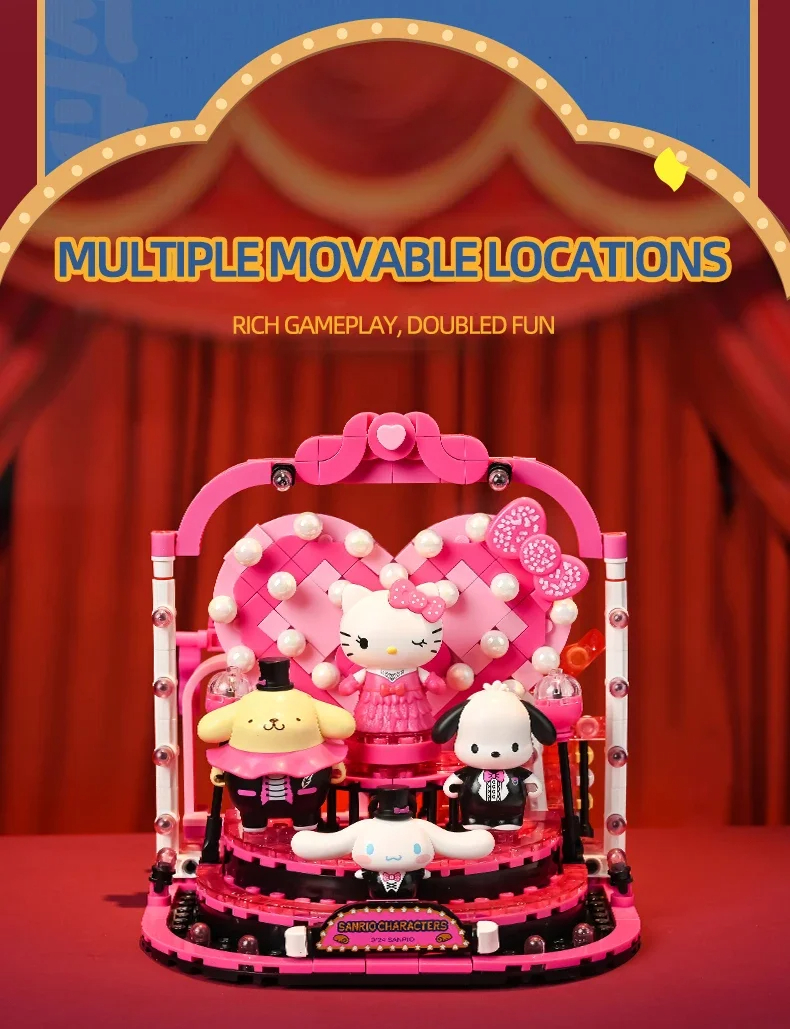 Keeppley K20850 Hello Kitty 50th Anniversary Building Blocks Toy Set