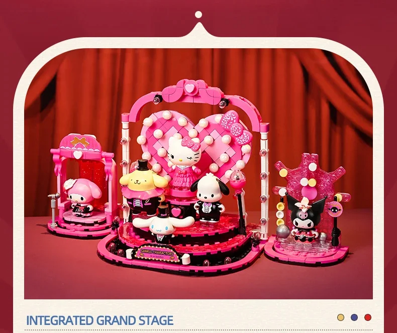 Keeppley K20850 Hello Kitty 50th Anniversary Building Blocks Toy Set