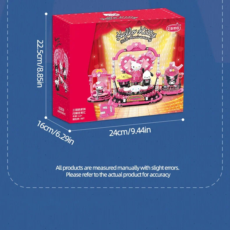 Keeppley K20850 Hello Kitty 50th Anniversary Building Blocks Toy Set