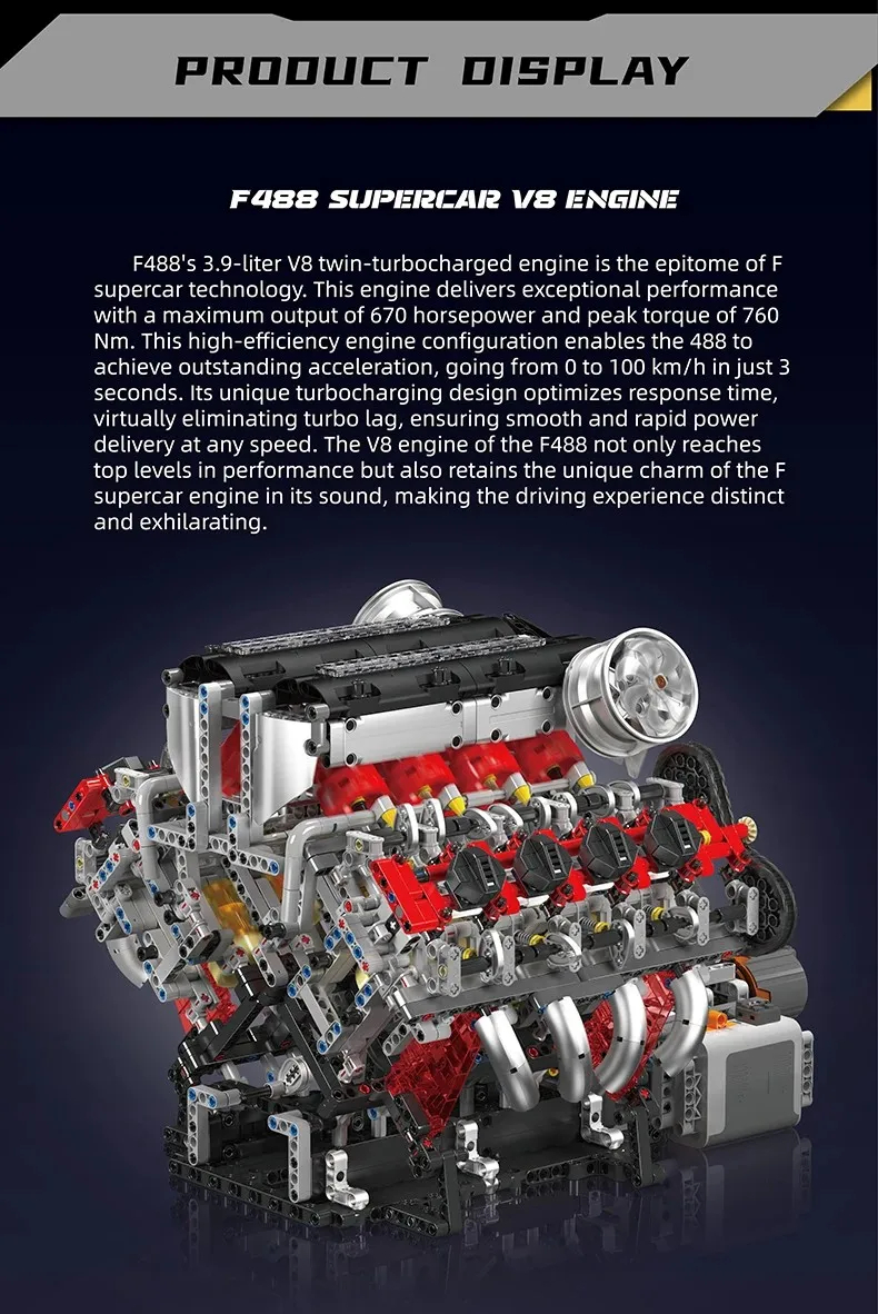 Toy v8 engine 2025