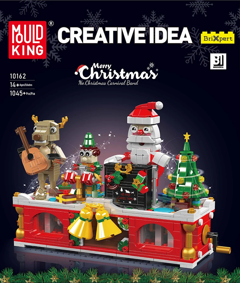 MOULD KING 10162 クリスマス カーニバル バンド ビルディング MOULD KING 10162 クリスマス カーニバル バンド ビルディング