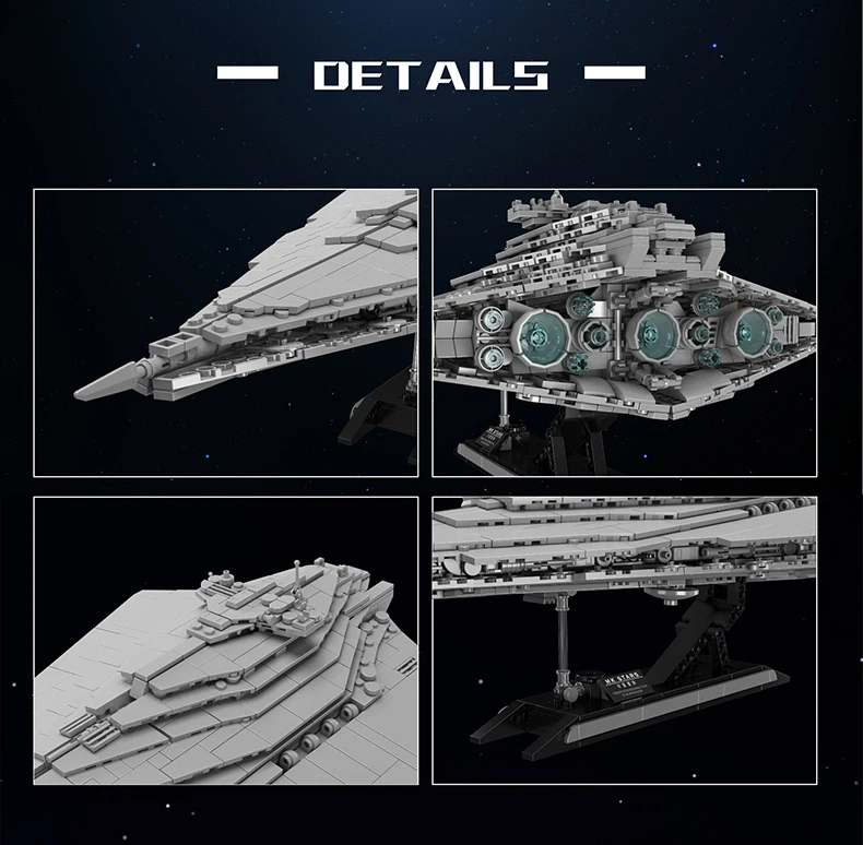 Mouldking 21072 Renaissance Class Star Destroyer Building Blocks Toy Set