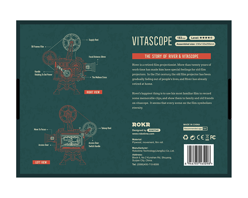Vitascope Wood Construction Kit 