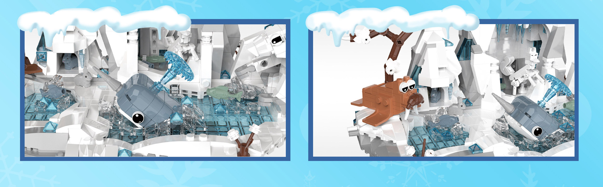 Tec Creators 6024 Arctic Glacier World Building Blocks Toy Set