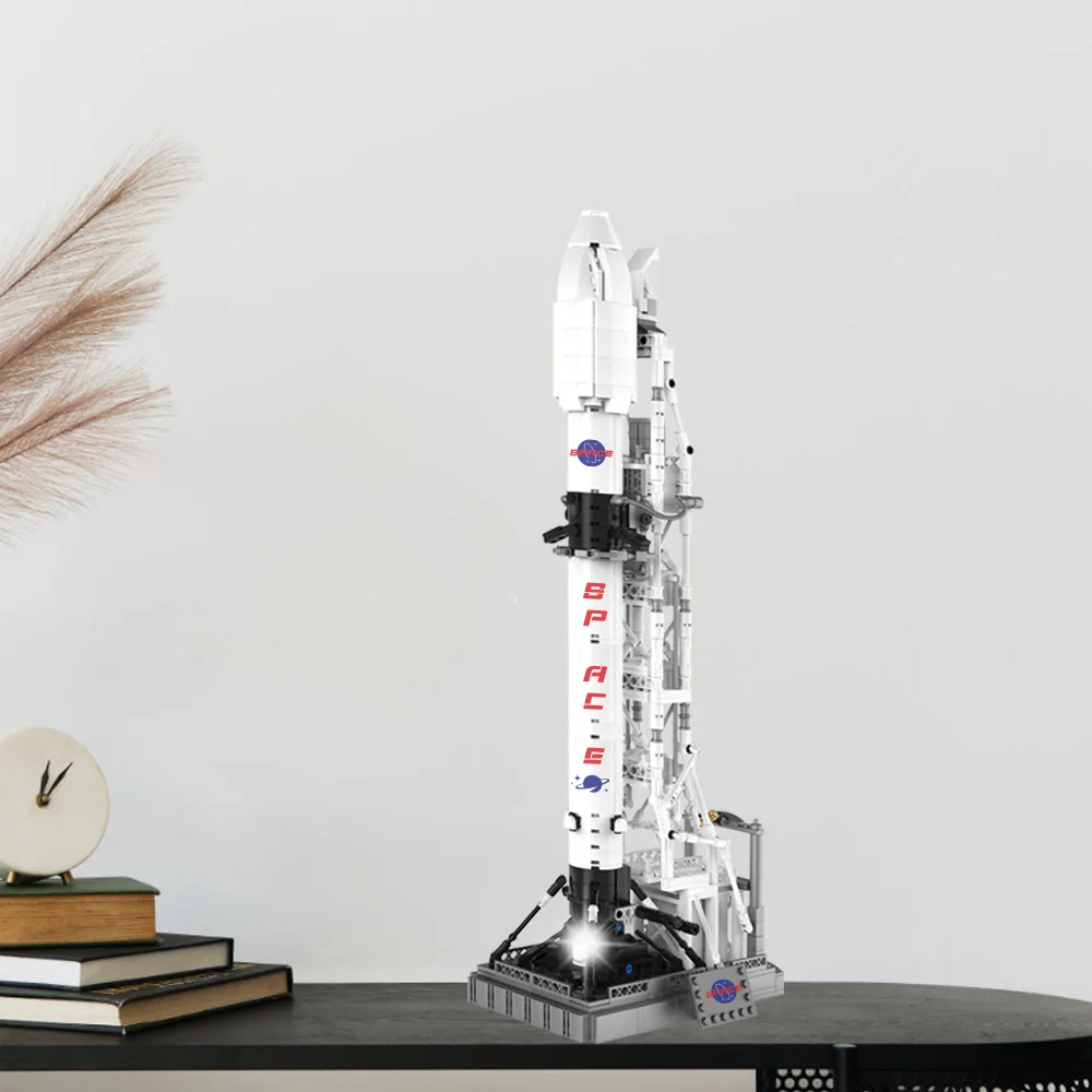 Tec Creators 7006 Moon Landing Project X Rocket Building Blocks Toy Set