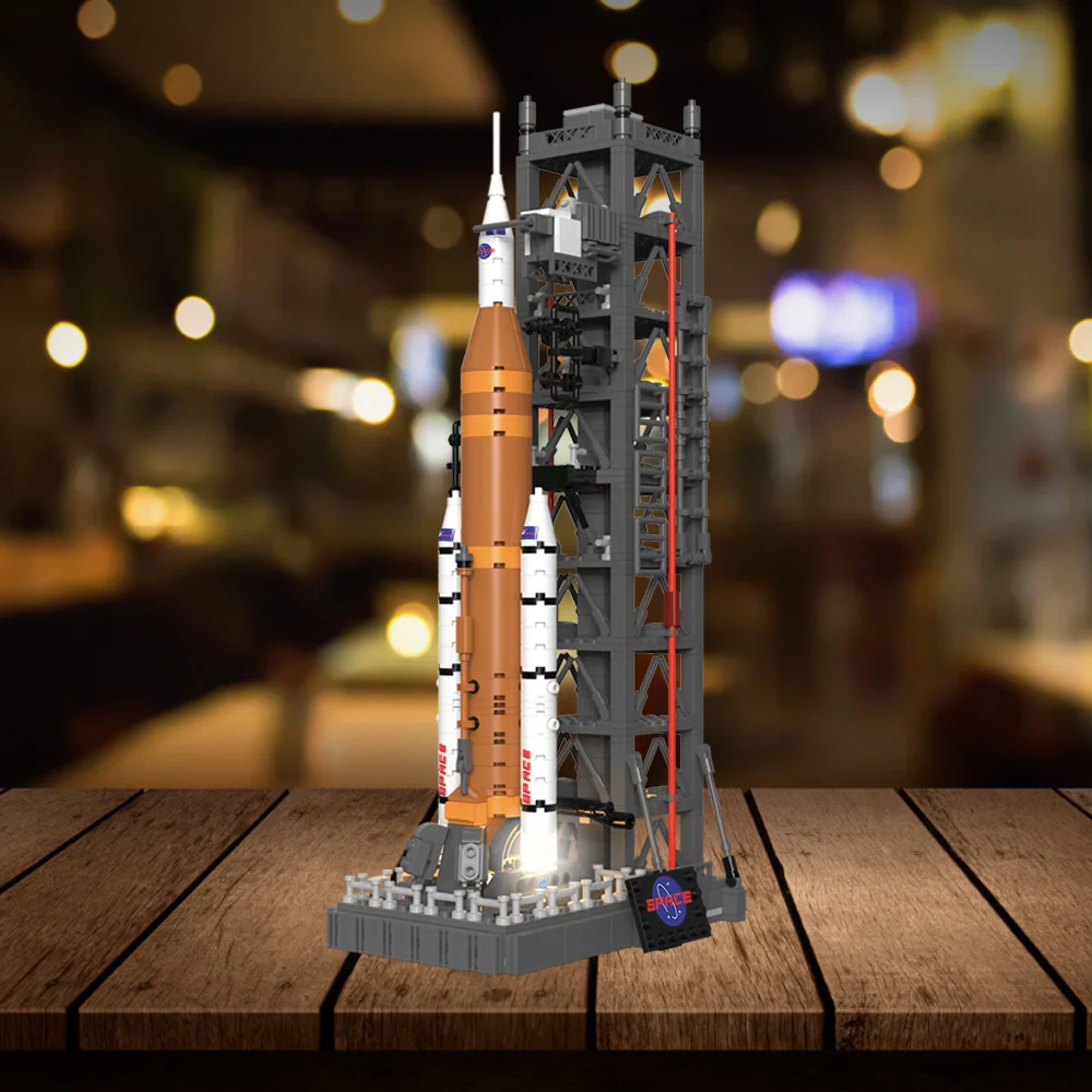 Tec Creators 7007 Moon Landing: Space Launch System Building Blocks Toy Set