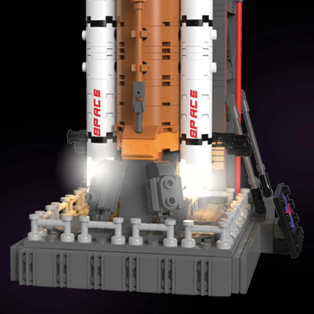 Tec Creators 7007 Moon Landing: Space Launch System Building Blocks Toy Set